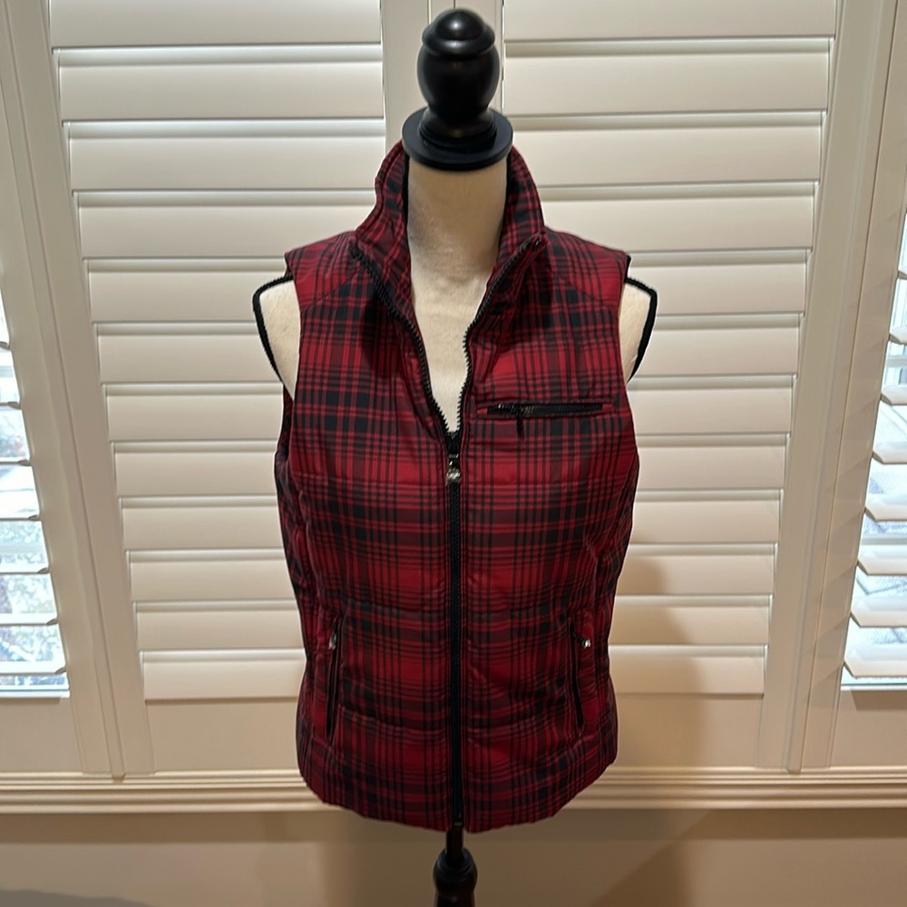 Ralph Lauren quilted plaid vest